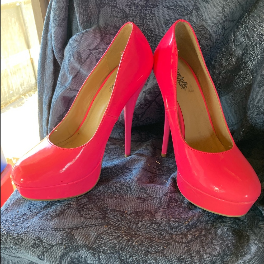 Pink heels